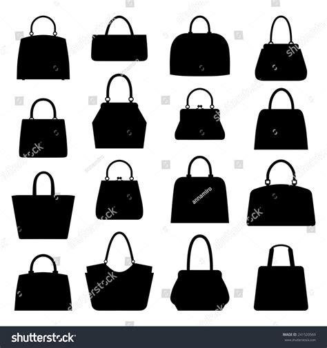 30 156 imágenes de Silhouette handbag Imágenes fotos y vectores de