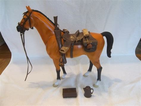 Marx Johnny West Thunderbolt Horse Custom Paint W Full Accessories