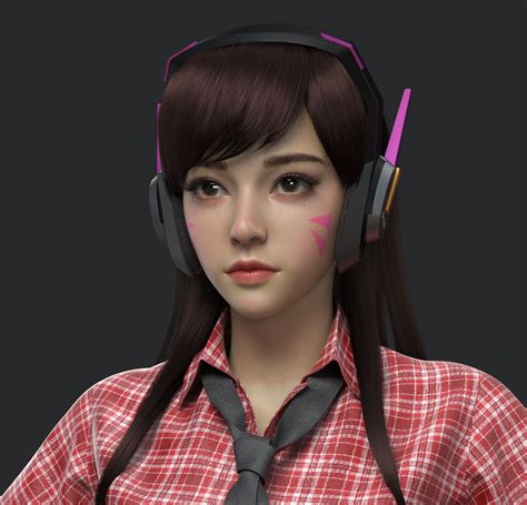 Dva Fan Art 3d Model 100 Ma Fbx Free3d