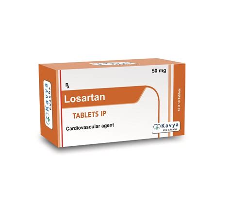 Losartan 50 mg tablet Exporter – Kavya Pharma