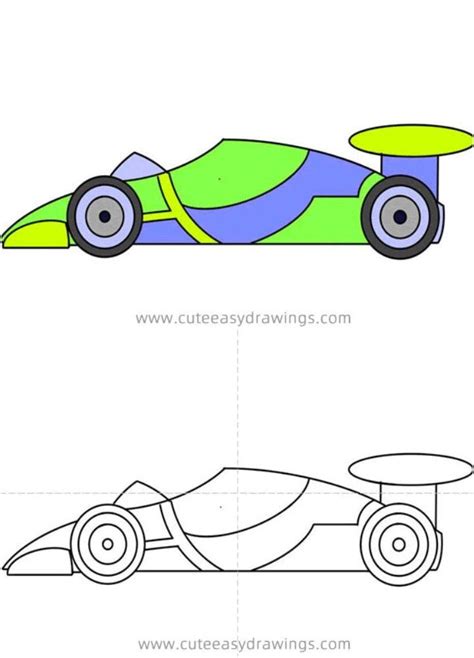 25 Easy Race Car Drawing Ideas Draw A Race Car