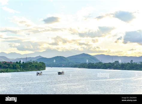 Perfume River Important River Of Hue City In Vietnam Stock Photo Alamy