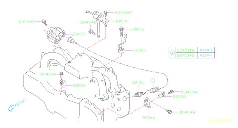 Subaru Outback Coil Ignition Coil Ingnition Cord High Aa