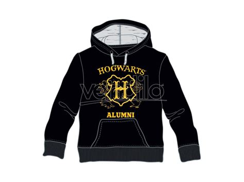 WARNER BROS Harry Potter Felpa Con Cappuccio Alunni Hogwarts Adulto