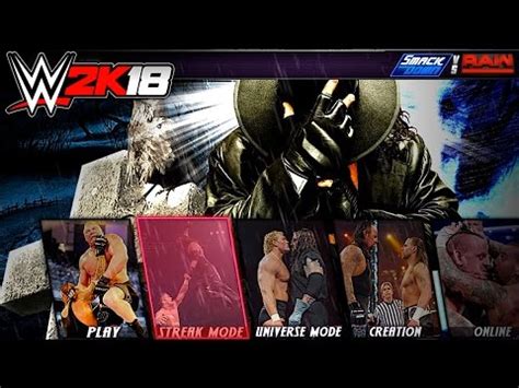 WWE 2K18 FULL MAIN MENU Match Types NEW MODES New Features PS4