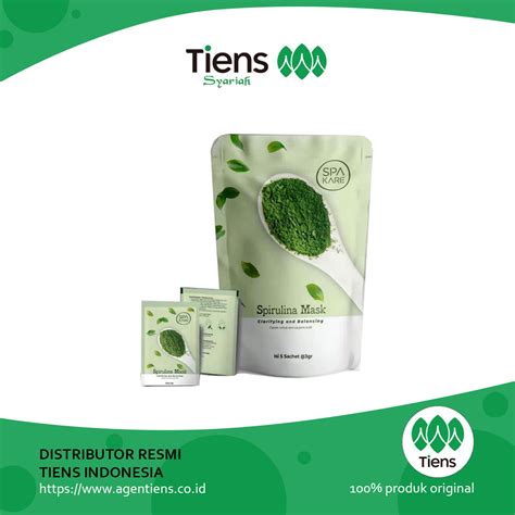 Spakare Spirulina Mask — Agen TIENS Indonesia