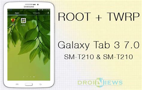 Root Galaxy Tab Sm T Sm T R And Install Twrp Recovery