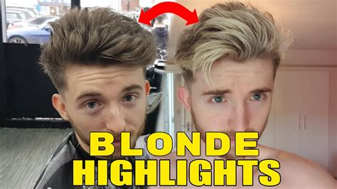 Blonde Highlights for MEN and how I did it - YouTube