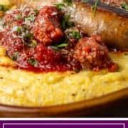 Italian Sausage Polenta Recipe Video Kevin Is Cooking