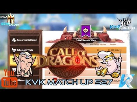 Call Of Dragons Kvk Match Up S Youtube