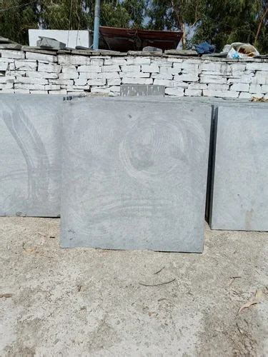 Gray Polished Kota Stone Tile For Flooring Thickness 25 Mm At Rs 22