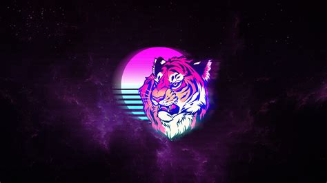 Tiger Retro Neon Art Wallpapers | HD Wallpapers | ID #29165