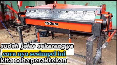 Alat Penekuk Plat Bending Plat Manual 150cm YouTube