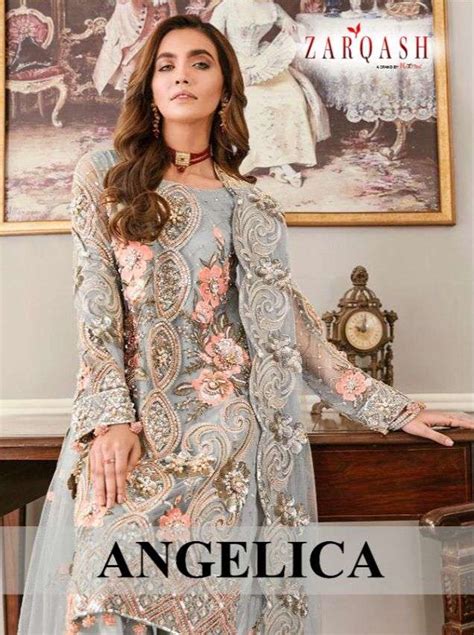 Zarqash Angelica Colour Edition Wholesale Pakistani Salwar Suits