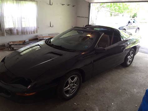 Black 1997 Chevrolet Camaro Z28 T Tops 6 Speed For Sale Camarocarplace