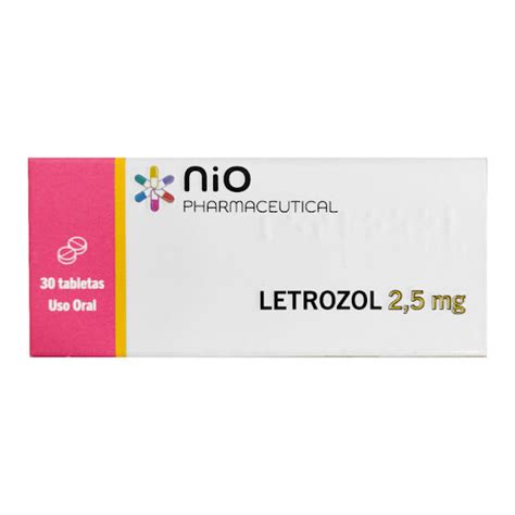 Letrozol 2 5 Mg Uso Oral Nio Pharmaceutical X 30 Tabletas