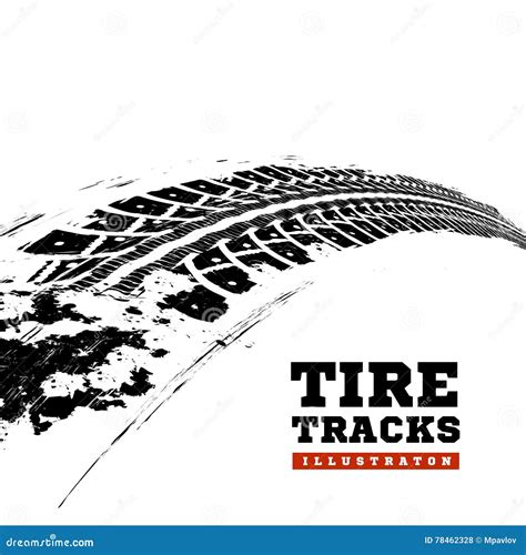 Tire Tracks Tread Marks Vector Set CartoonDealer 227473326