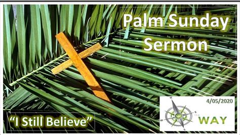 Palm Sunday Sermon Youtube