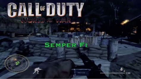 Call Of Duty World At War Part 1 Semper Fi Youtube