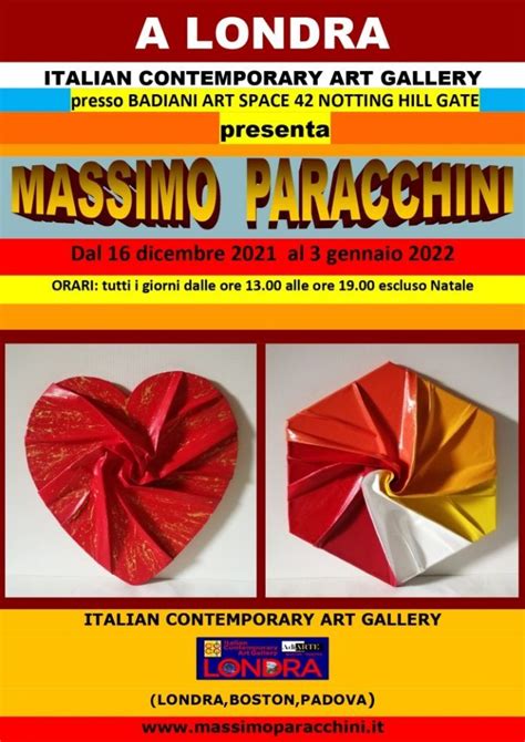 Massimo Paracchini Artista Italiano Espone A Londra Padova Notting