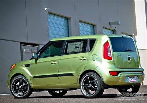 2013 Kia Soul With 20 Tsw Carthage In Gloss Black Mirror Lip Milled