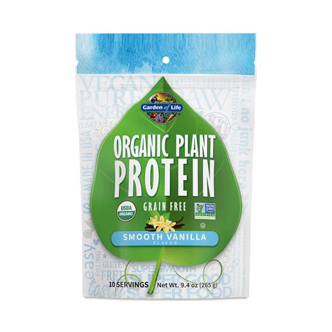 Vanilla Organic Plant Based Protein Powder Thrive Market