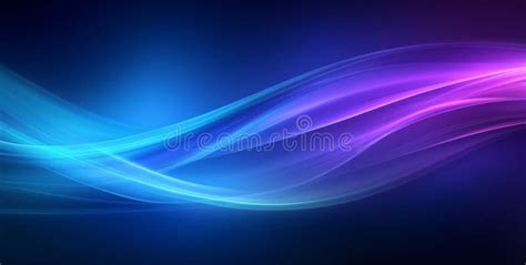 Digital Art Piece Energy Flow Blue Purple Stock Image Image Of Blue