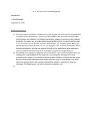 Orgo Lab Report 1 Doc Lab 1 Recrystallization And Melting Point