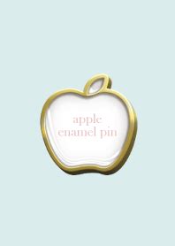 apple Enamel Pin 81 LINE 着せかえ LINE STORE