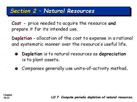 Chapter 10 Plant Assets Natural Resources And Intangible