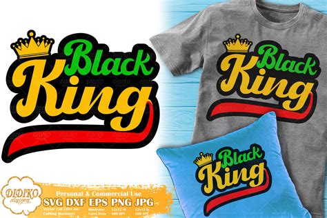 Black King Svg 5 Black Man Bundle Svg Cricut File Didiko Designs