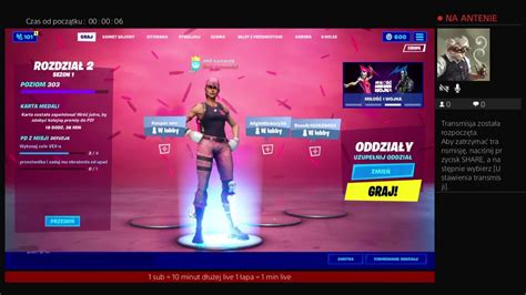 live 1 zł 10 min GIERKI Z WIDZAMI FORTNITE PROMUJE KANAŁY SUB ZA