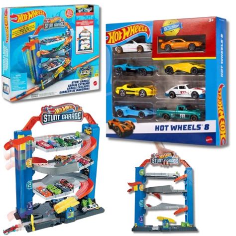 ZESTAW Hot Wheels DUŻY GARAŻ parking resoraki autka POMYSŁ NA PREZENT 5906630394326