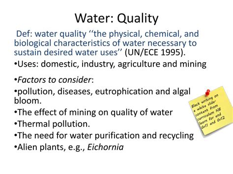 Ppt Water Quality Powerpoint Presentation Free Download Id1928647