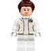 LEGO Princess Leia With White Hoth Outfit Crooked Smile Frown