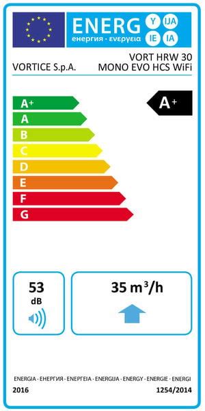 Ventilazione Meccanica Controllata Decentralizzata Vortice Vort HRW 30