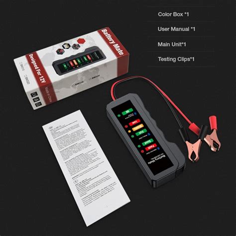 Auto Motorrad Batterie Tester V Bm Digitale L Grandado