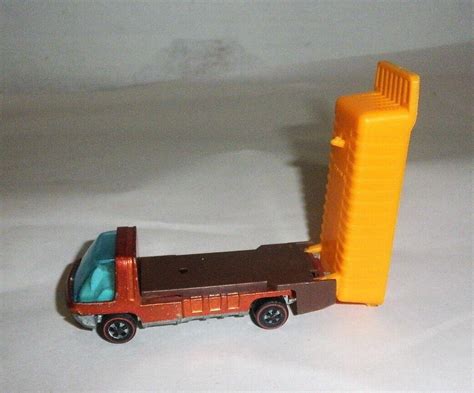 Vintage Mattel Hot Wheels Redline The Heavyweights Dump Truck Orange Hk