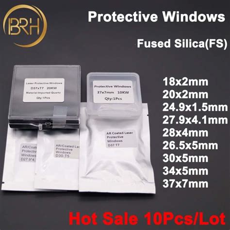 Fiber Laser Lens Protection Mirror Protective Windows 27 9x4 1 30x5