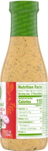 Simple Truth® Plant Based Spicy Ranch Dressing 1125 Oz Frys Food Stores