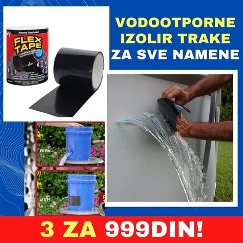 Vodootporna Izolir Traka Za Sve Namene Za Din Akcija Net