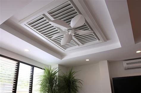 premium ai image home room ceiling ventilation refers   modern