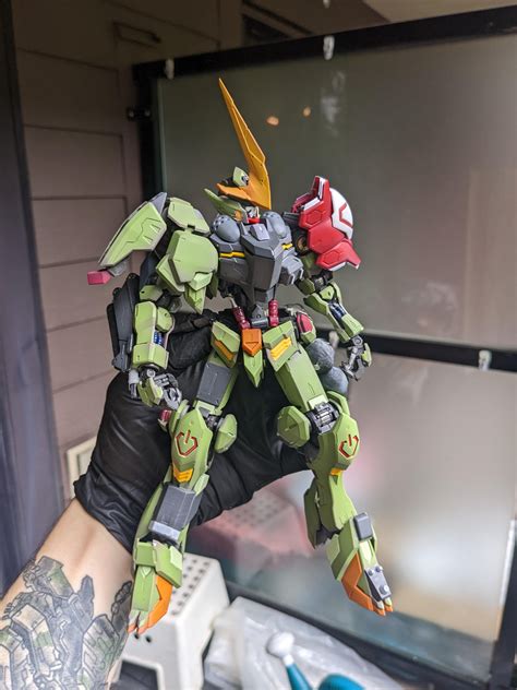 Base Painted My Custom Mg Barbaros Kitbash Rgunpla