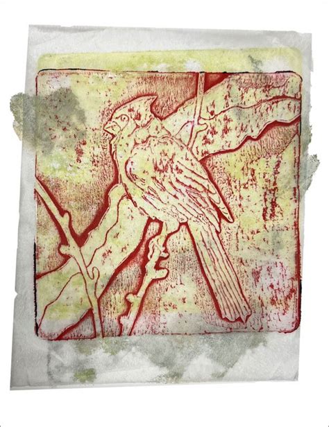 Workshop Collagraph Gelatin Plate Monoprints At Barbara Ford Doyle