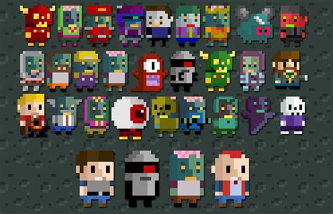 Basic Characters | Pixel art characters, Pixel art games, Pixel art design