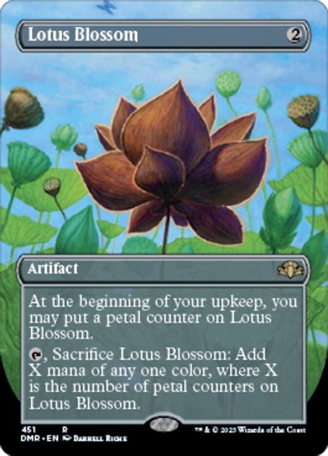 Lotus Blossom Magic The Gathering Mtg Card