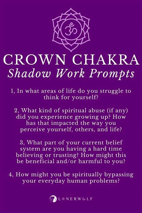 35 Shadow Work Prompts (For Each Chakra) ⋆ LonerWolf