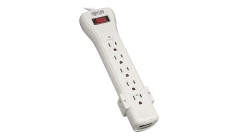 Tripp Lite Surge Protector Power Strip 120v 7 Outlet Rj11 12 Cord 1080 Joules Surge Protector