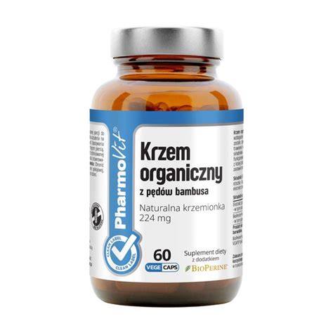 Pharmovit Krzem organiczny z pędów bambusa kapsułki 60 szt