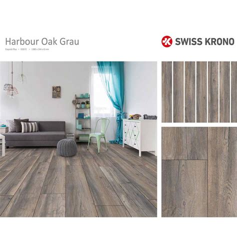 Lamin Tov Podlaha Kronotex Exquisit Plus D Harbour Oak Grey